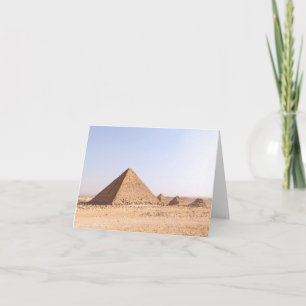 Carte De Remerciements Pyramides de Gizeh