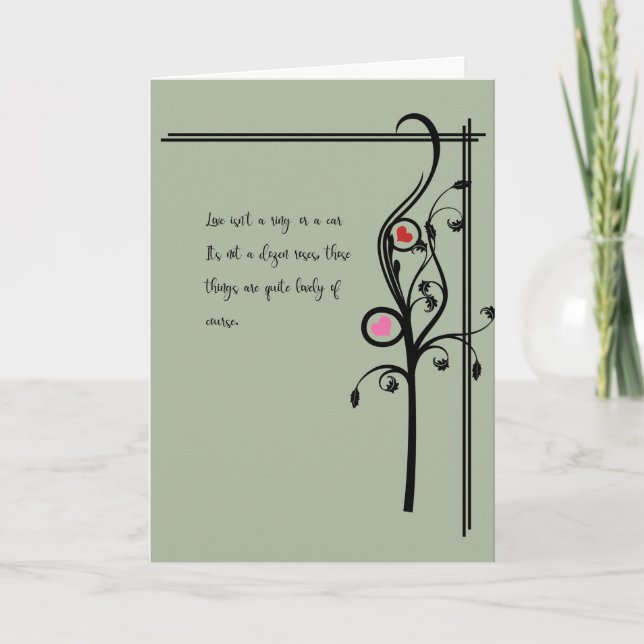 Carte De Remerciements Quel Amour Est Pour Moi (Devant)