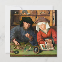 Quentin Matsys - Le Moneylender et sa femme