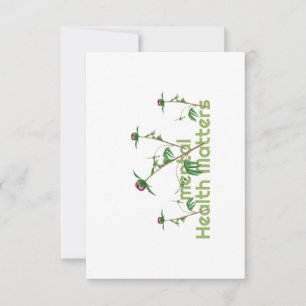 Carte De Remerciements Questions de santé mentale