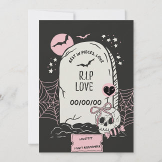 Carte De Remerciements R.I.P. Love,Funny Anti-Valentine’s Day Card