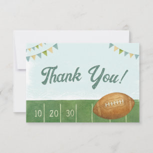 Carte De Remerciements Racine de l'année Football