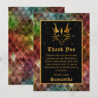 Rainbow Dragon Scales Gold Faux Parties scintillan