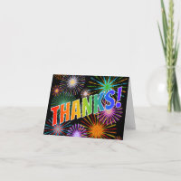 Rainbow Look "MERCI!", Motif inspiré par Fireworks