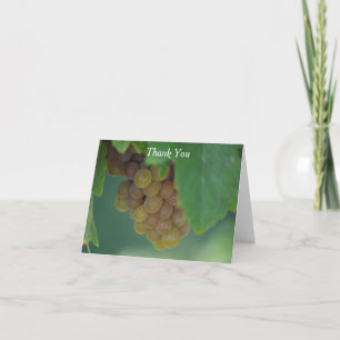 Carte De Remerciements Raisins verts