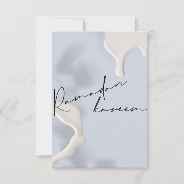 Carte De Remerciements Ramadan Kareem ! (Devant)