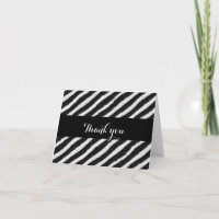 Rayures de zèbre noir et blanc funky