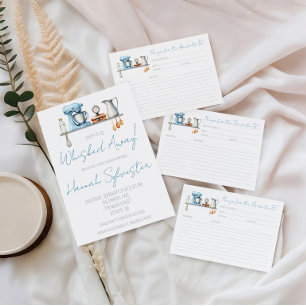 Carte De Remerciements Recette pour la mariée de la douche de mariage de