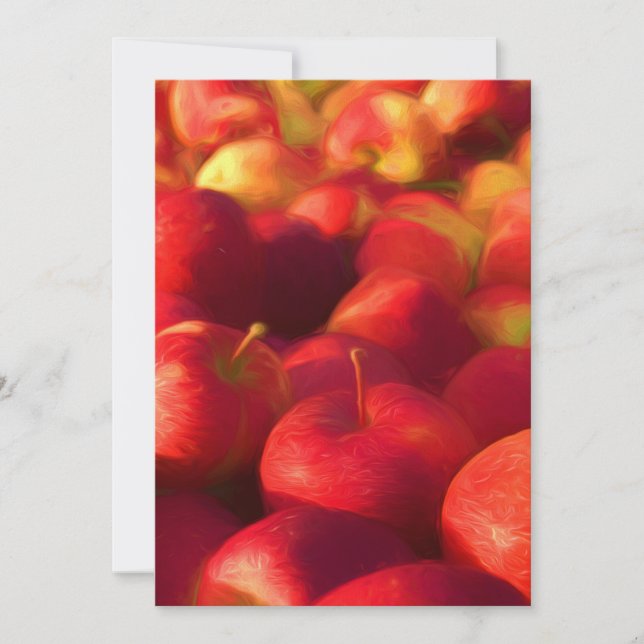 Carte De Remerciements Récolte d'Apple (Devant)