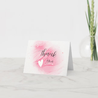 Carte De Remerciements réfléchir