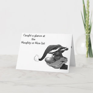 CARTE DE REMERCIEMENTS REGARDEZ LA LISTE DE NUIT/NICE-MERCI