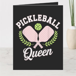 Carte De Remerciements Reine de Pickleball Joueuse de Pickleball Drôle