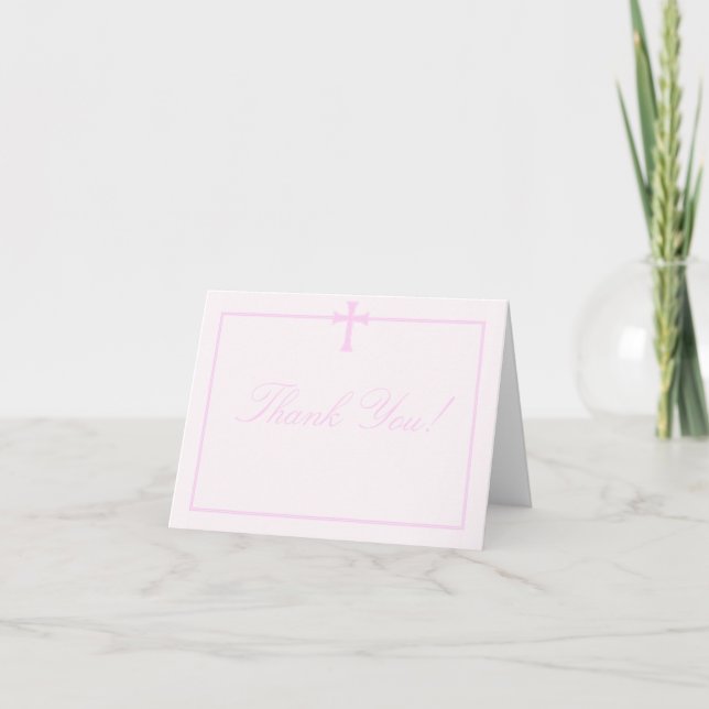 Carte De Remerciements Religieux (Devant)