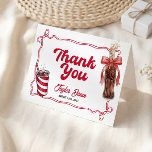 Carte De Remerciements Remerciement Baby Shower Soda Pop