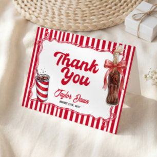 Carte De Remerciements Remerciement Baby Shower Soda Pop