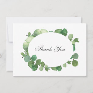 Carte De Remerciements Remerciement de Bohème à l'Eucalyptus