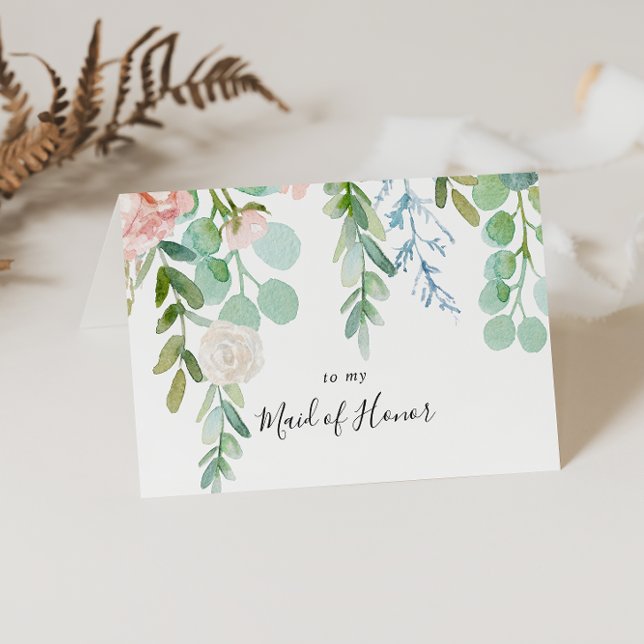 Carte De Remerciements Remerciement de fête de mariage floral tropical co (Créateur téléchargé)