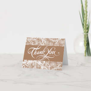 Carte De Remerciements Remerciement de mariage chic taupe et lavande