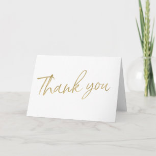 Carte De Remerciements Remerciement de mariage écrit à la main en calligr