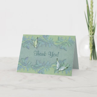 Carte De Remerciements Remerciement de mariage floral pour le vol de papi