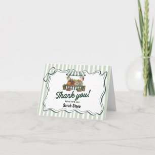 Carte De Remerciements Remerciement de Mariage Vert