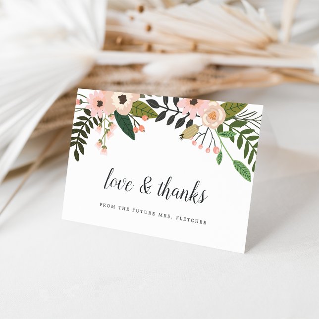 Carte De Remerciements Remerciement de Peach Meadow (Créateur téléchargé)