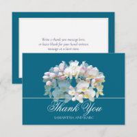 Remerciement Élégant Chic Mariage Fleur d'Orchidée