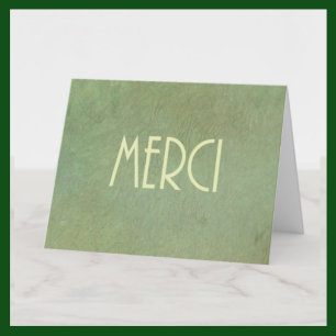 Carte De Remerciements Remerciement Français