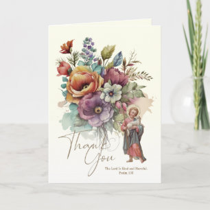 Carte De Remerciements Remerciement funéraire de condoléances catholiques