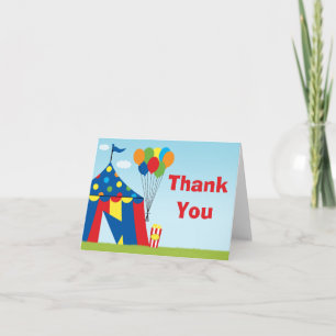 Carte De Remerciements Remerciement pour anniversaire Carnaval