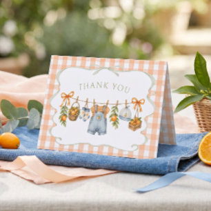 Carte De Remerciements Remerciement pour Baby Shower Garçon Petit Chéri O