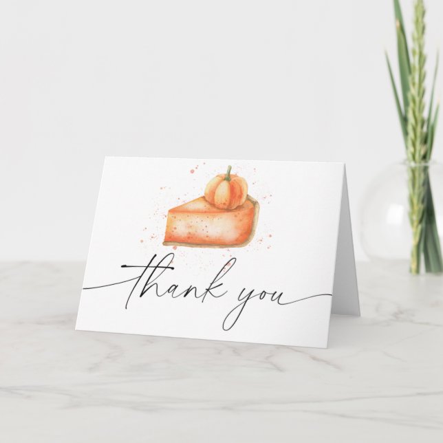 Carte De Remerciements Remerciement pour baby shower pour tarte à la citr (Devant)