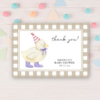 Remerciement pour une baby shower pour un adorable