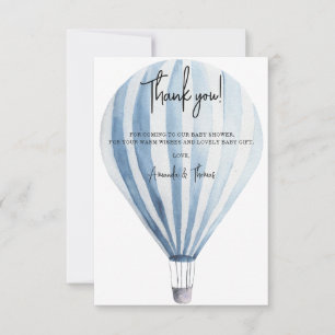 Carte De Remerciements Remerciement pour une baby shower pour un ballon à