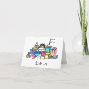 Carte De Remerciements Remerciement pour une douche de mariée