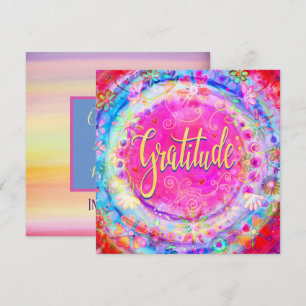 Carte De Remerciements Remerciement Rose Joli Encouragement Pour tous