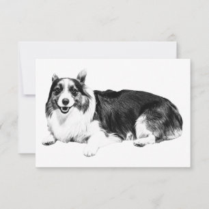 Carte De Remerciements Remerciement silencieux de Corgi