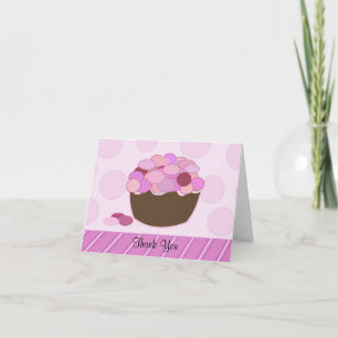 Carte De Remerciements Remerciement Smartie Cupcake
