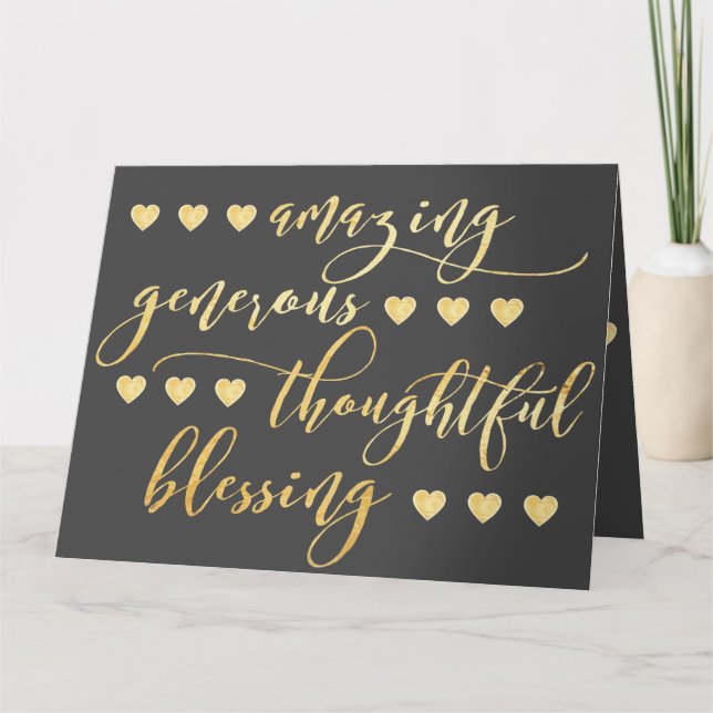 Carte De Remerciements Remerciements! (Devant)