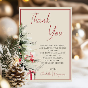 Carte De Remerciements Remerciements aux invités pour une Baby Shower de