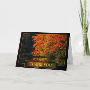 Carte De Remerciements Remerciements d'automne