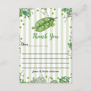 Carte De Remerciements Remerciements de Baby Shower Fantaisistes Pois de 