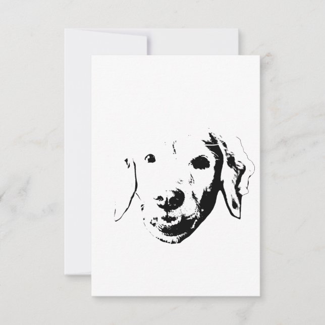 Carte De Remerciements Remerciements de chiot brillant (Devant)