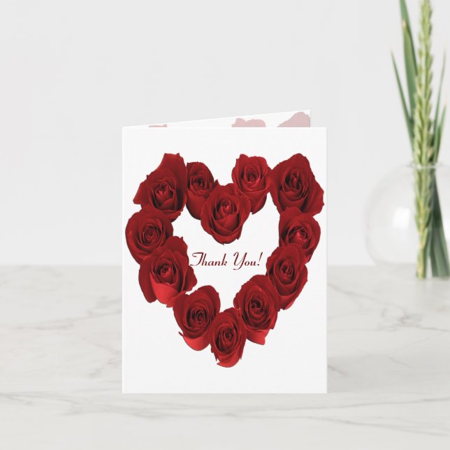 Carte De Remerciements Remerciements de la Mariée et du Marié (Commande p (Devant)