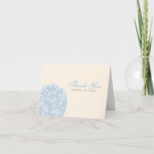 Carte De Remerciements Remerciements de mariage aux hortensias