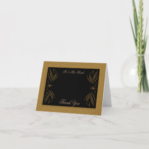 Carte De Remerciements Remerciements de mariage avec accent de rouleau no