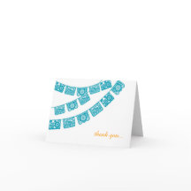 Remerciements de mariage Papel Picado