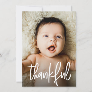 Carte De Remerciements Remerciements Handlett Custom Baby shower Photo