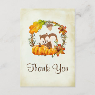 Carte De Remerciements Remerciements pour Baby Shower pour un adorable éc