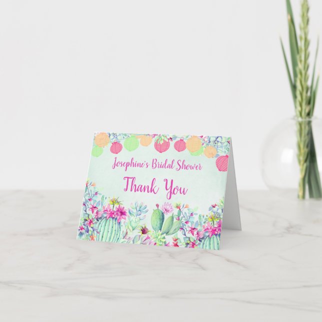 Carte De Remerciements Remerciements pour Baby Shower sur le thème des Su (Devant)